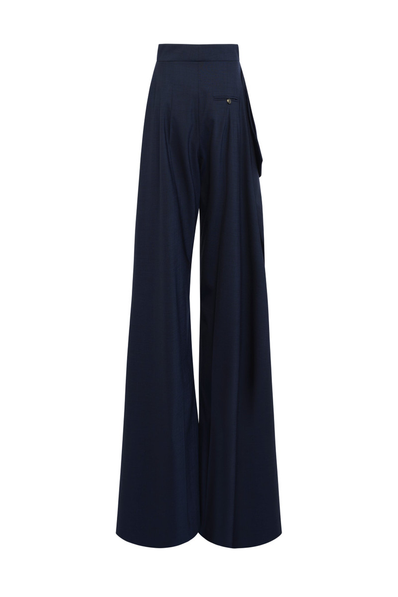 A.W.A.K.E. MODE SLIT KNEE TROUSERS NAVY outlook