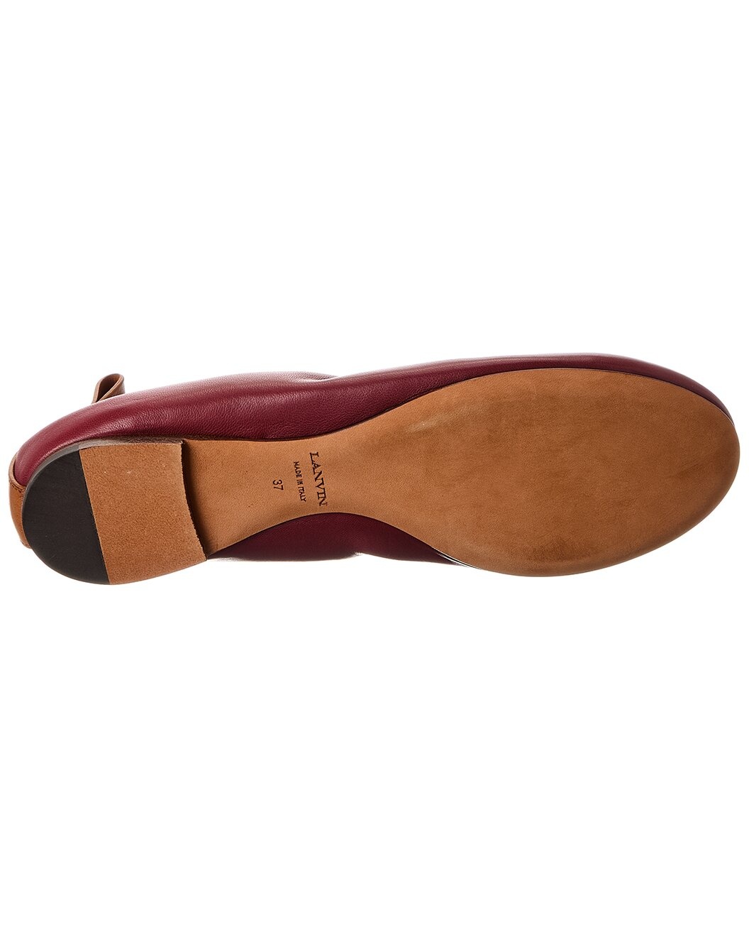 LANVIN Leather Ballerina Flat - 4