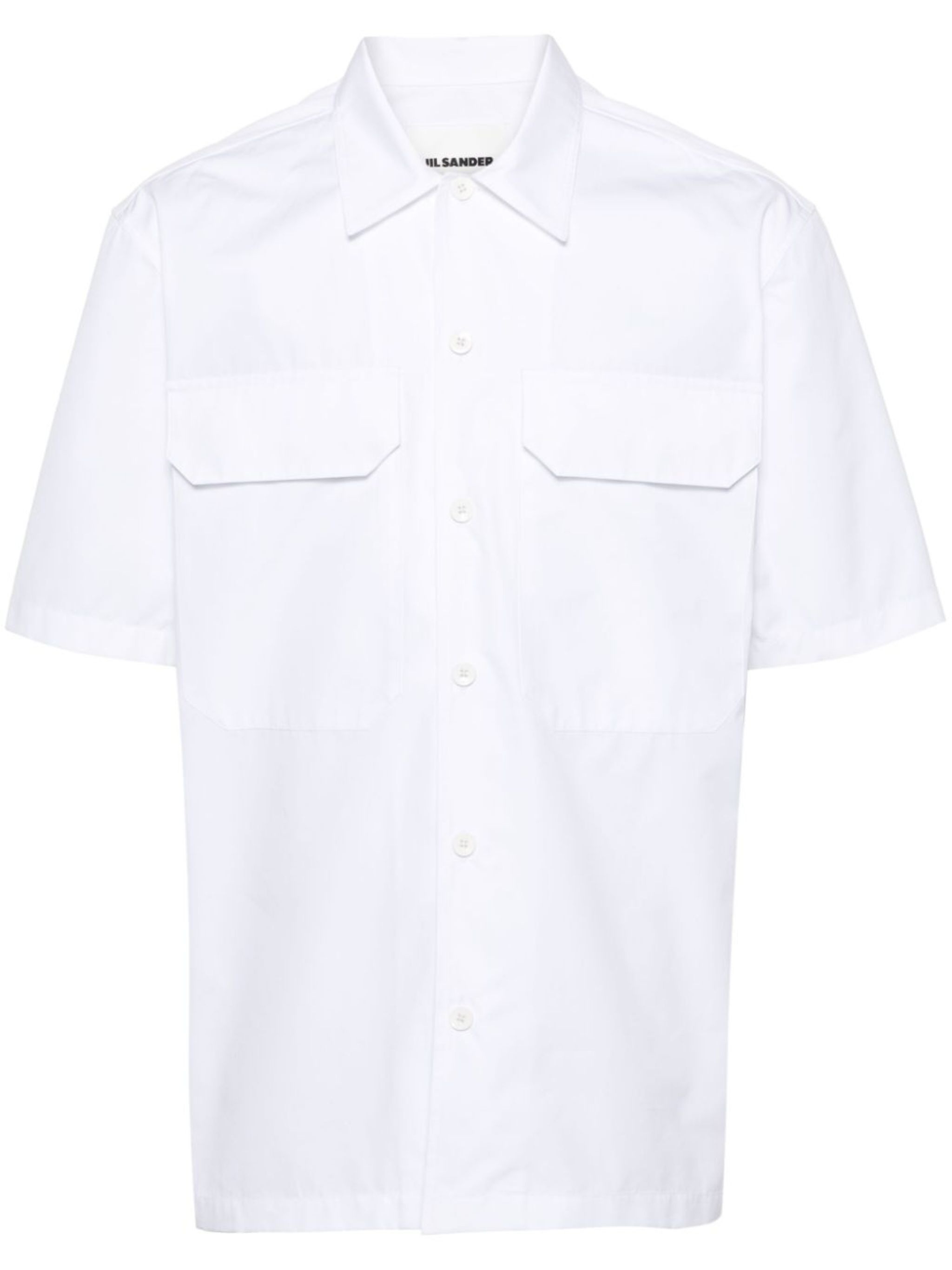 short-sleeve cotton shirt - 1