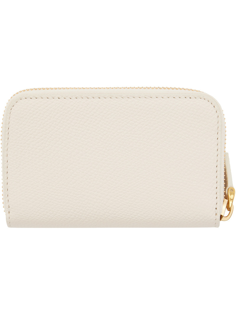 Valentino Off-White Cherryfic Mini Zip Wallet outlook