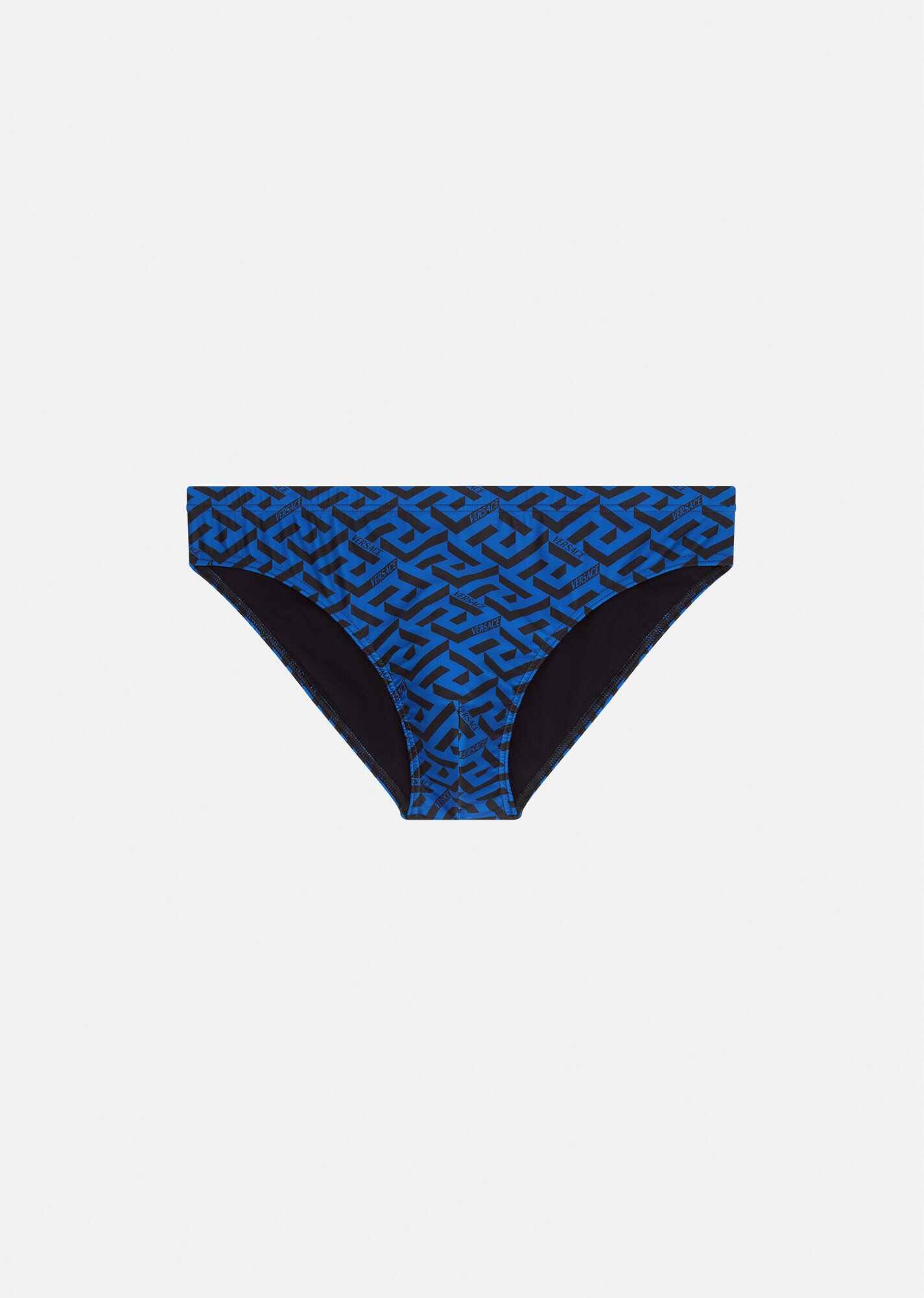 Greca Signature Print Swim Briefs - 1