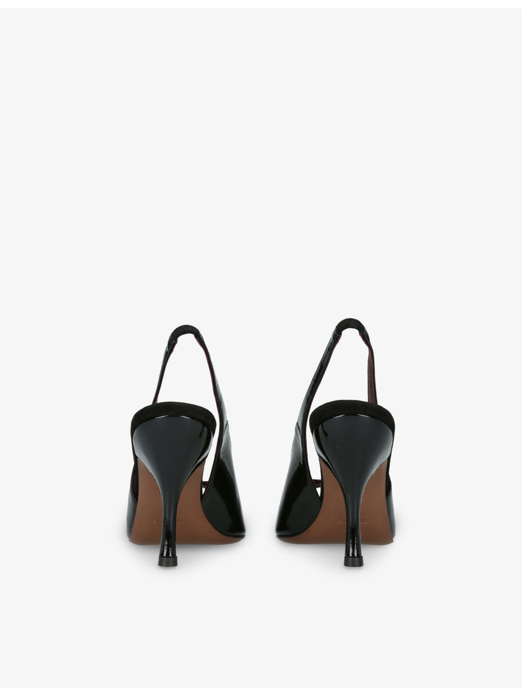 Hamal Patent-Leather Slingback Courts - 4