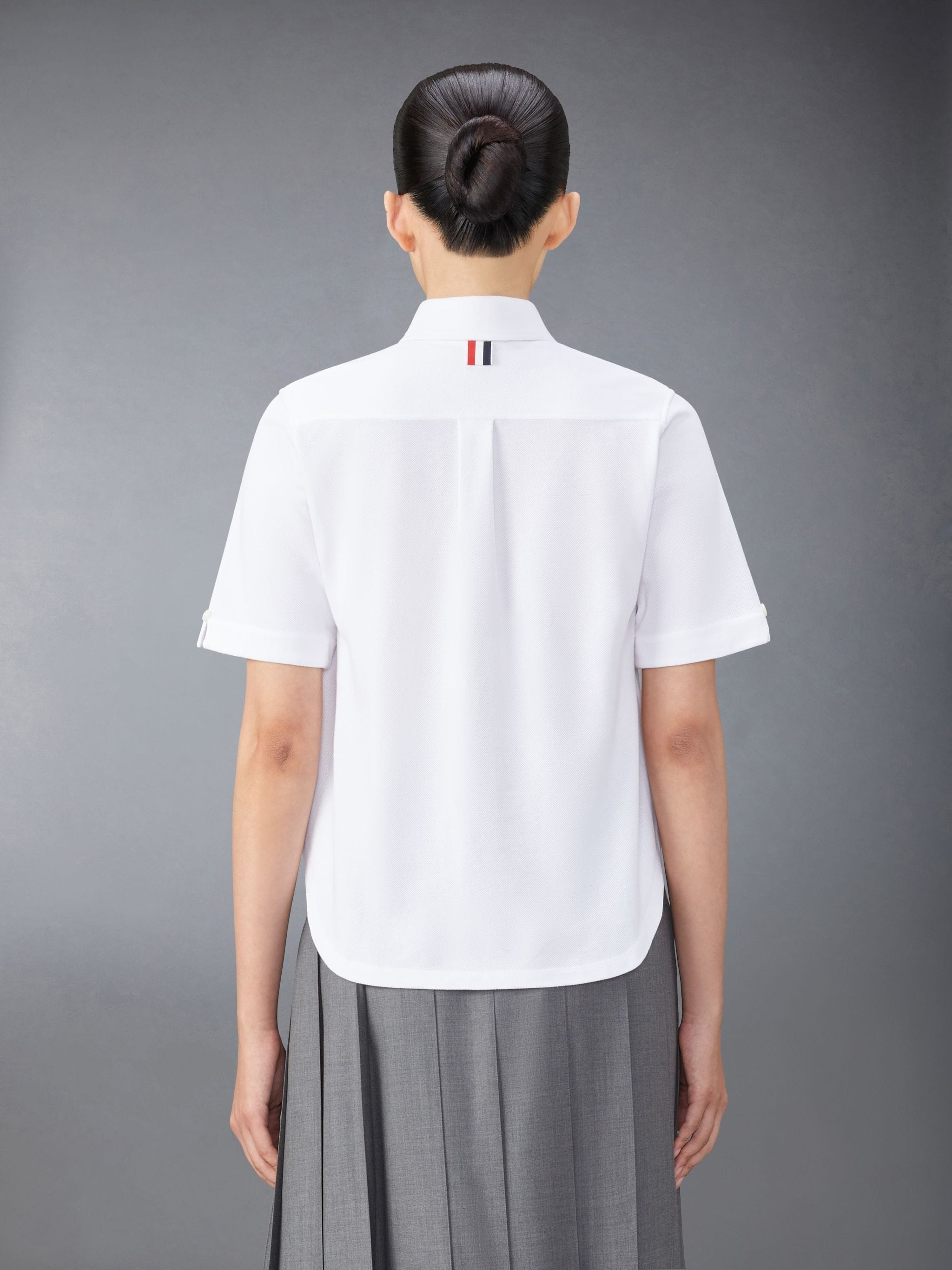 Classic Pique Rose Short Sleeve Shirt - 2