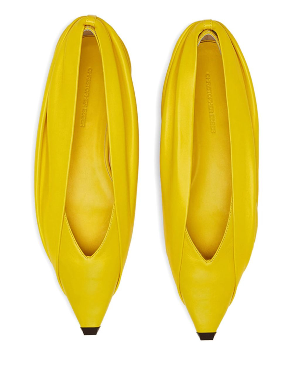 Banana pointed-toe pumps - 4