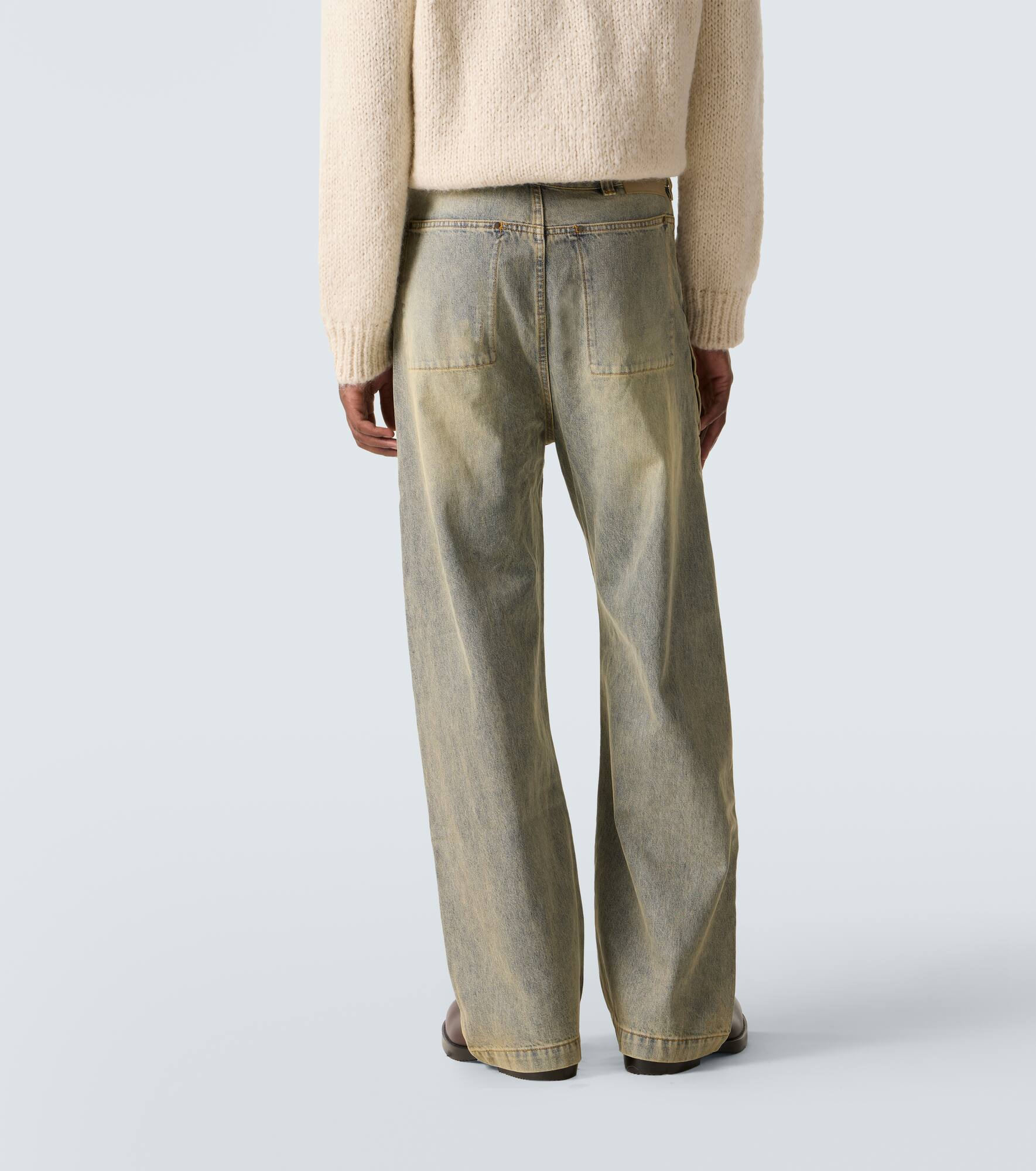 Faded straight jeans - 4