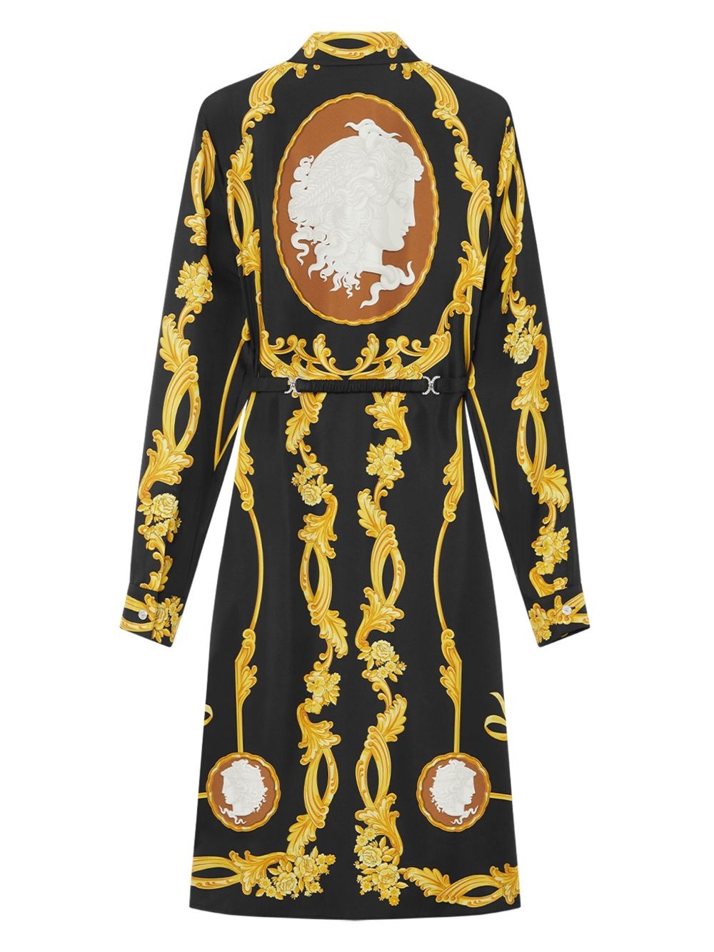 Barocco-print midi dress - 2