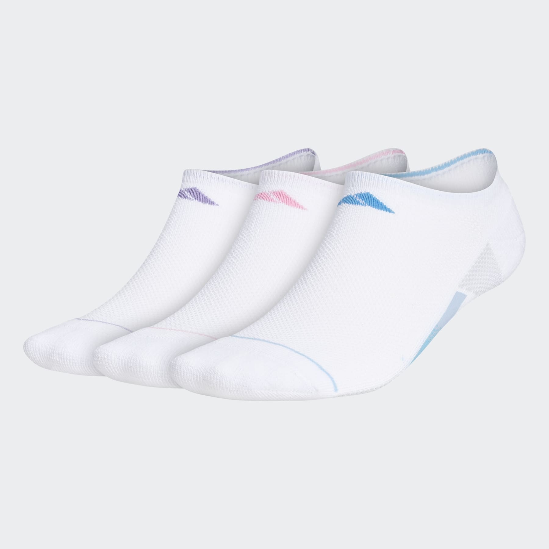 Superlite Stripe No-Show Socks 3 Pairs - 1