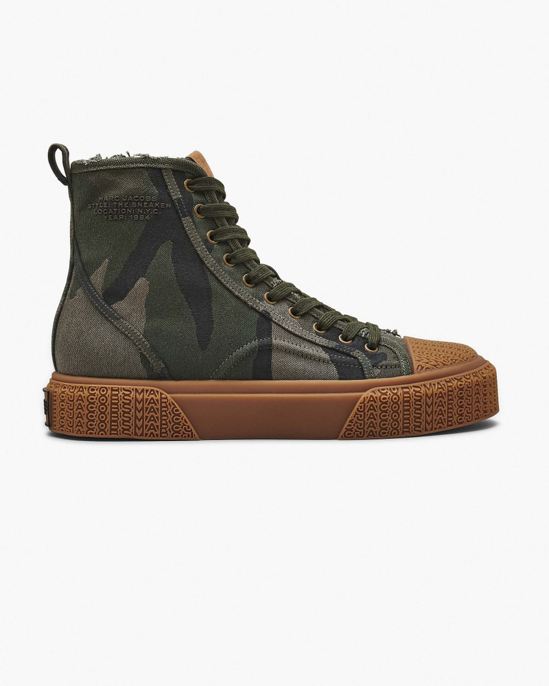 THE CAMO JACQUARD HIGH TOP SNEAKER 3