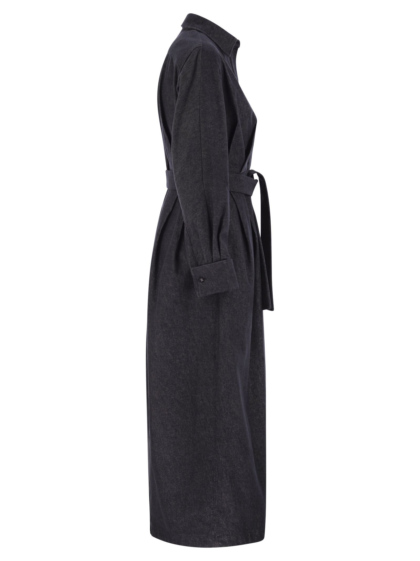 Maxmara Women Aller - Denim-Effect Chemise Dress - 3
