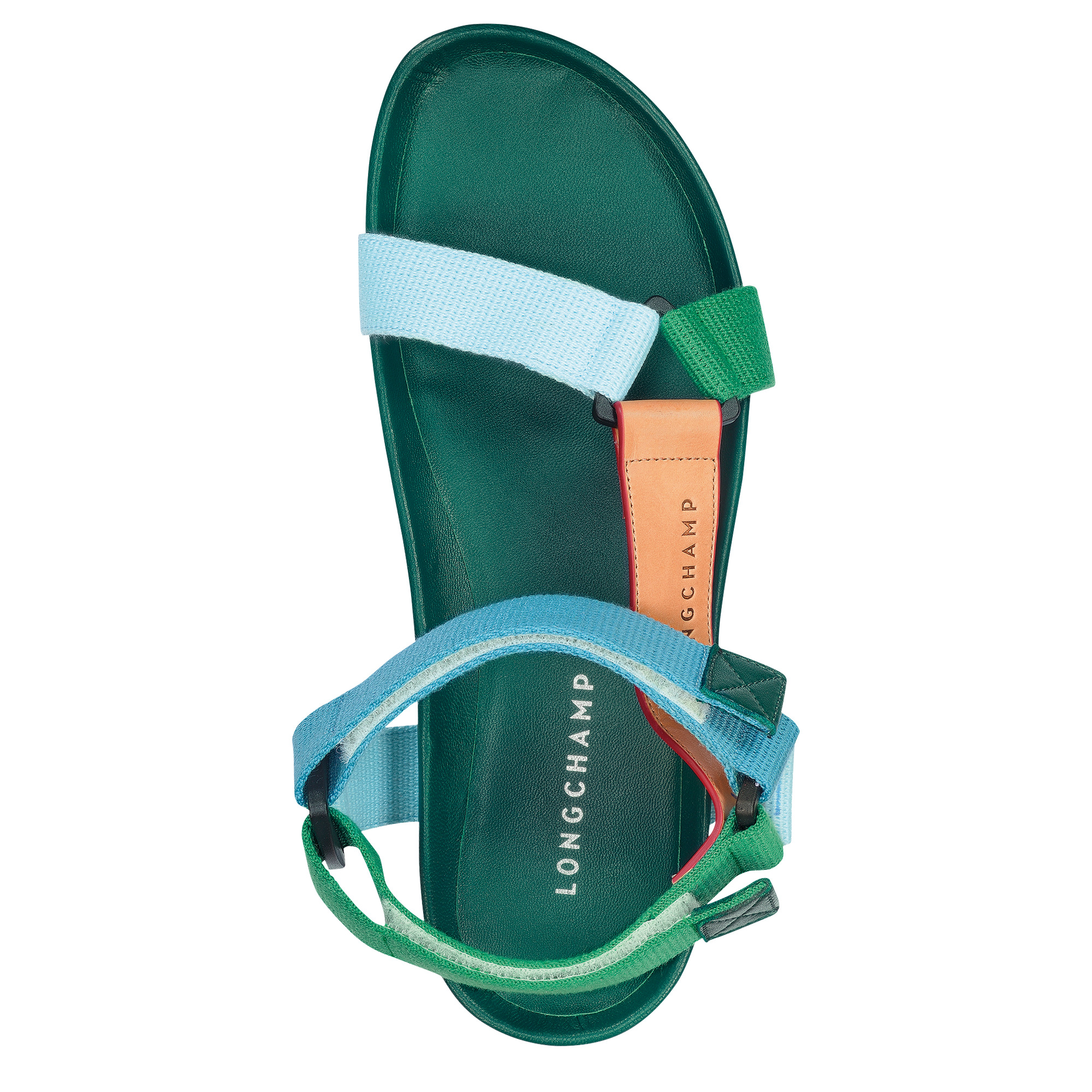 Spring/Summer 2023 Collection Flat sandals Dark Green - Leather - 3