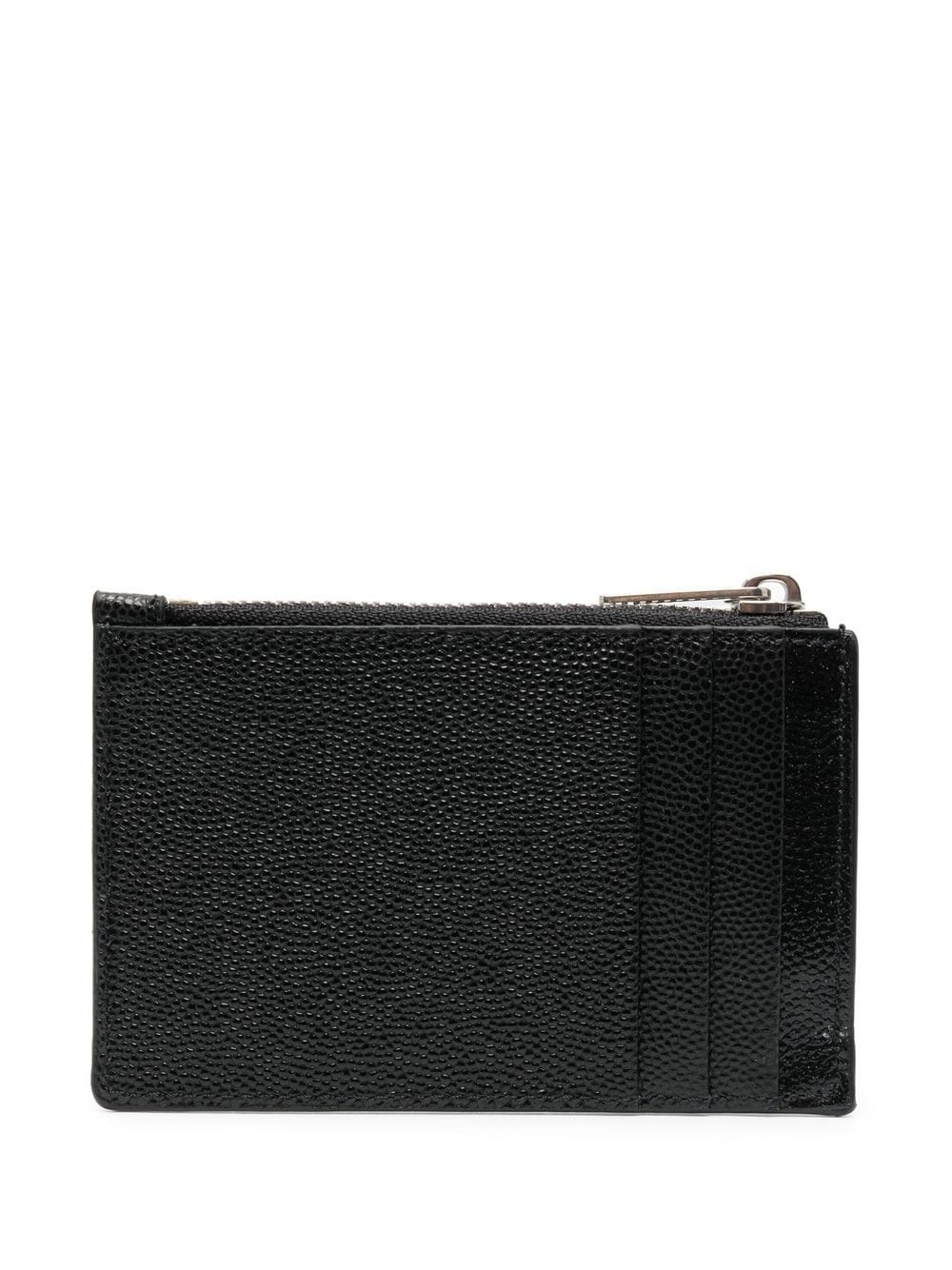 Gothic logo-print zipped cardholder - 2