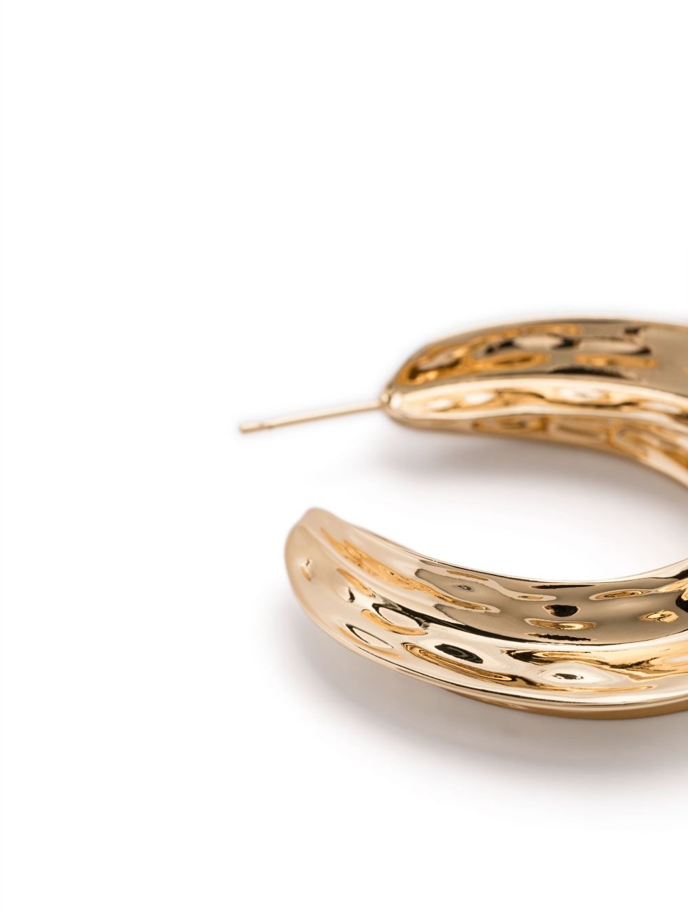 sculpted hoop earrings - 3