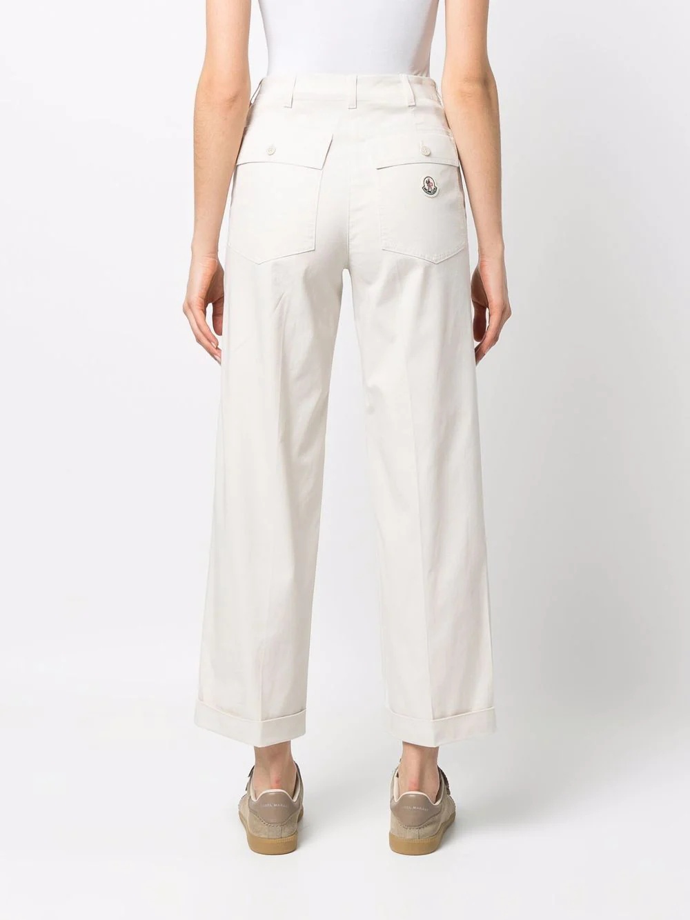 cropped-chino trousers - 4