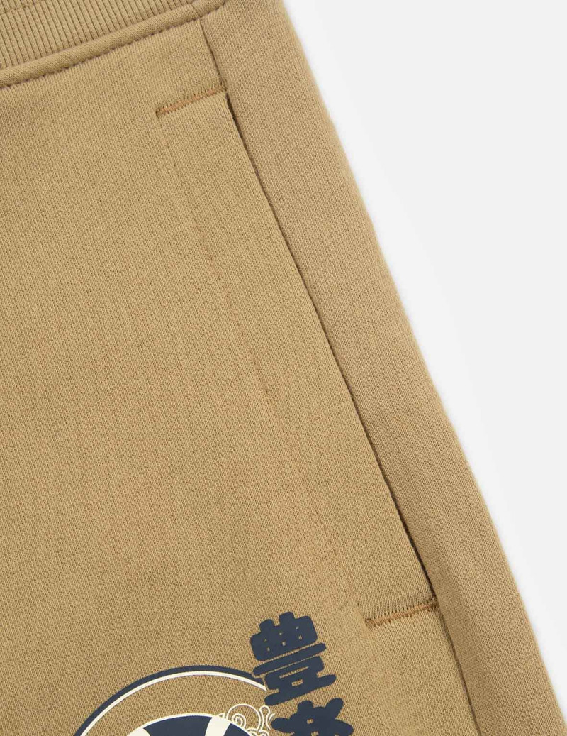 DARUMA AND SHIMENAWA PRINT SWEAT SHORTS 9