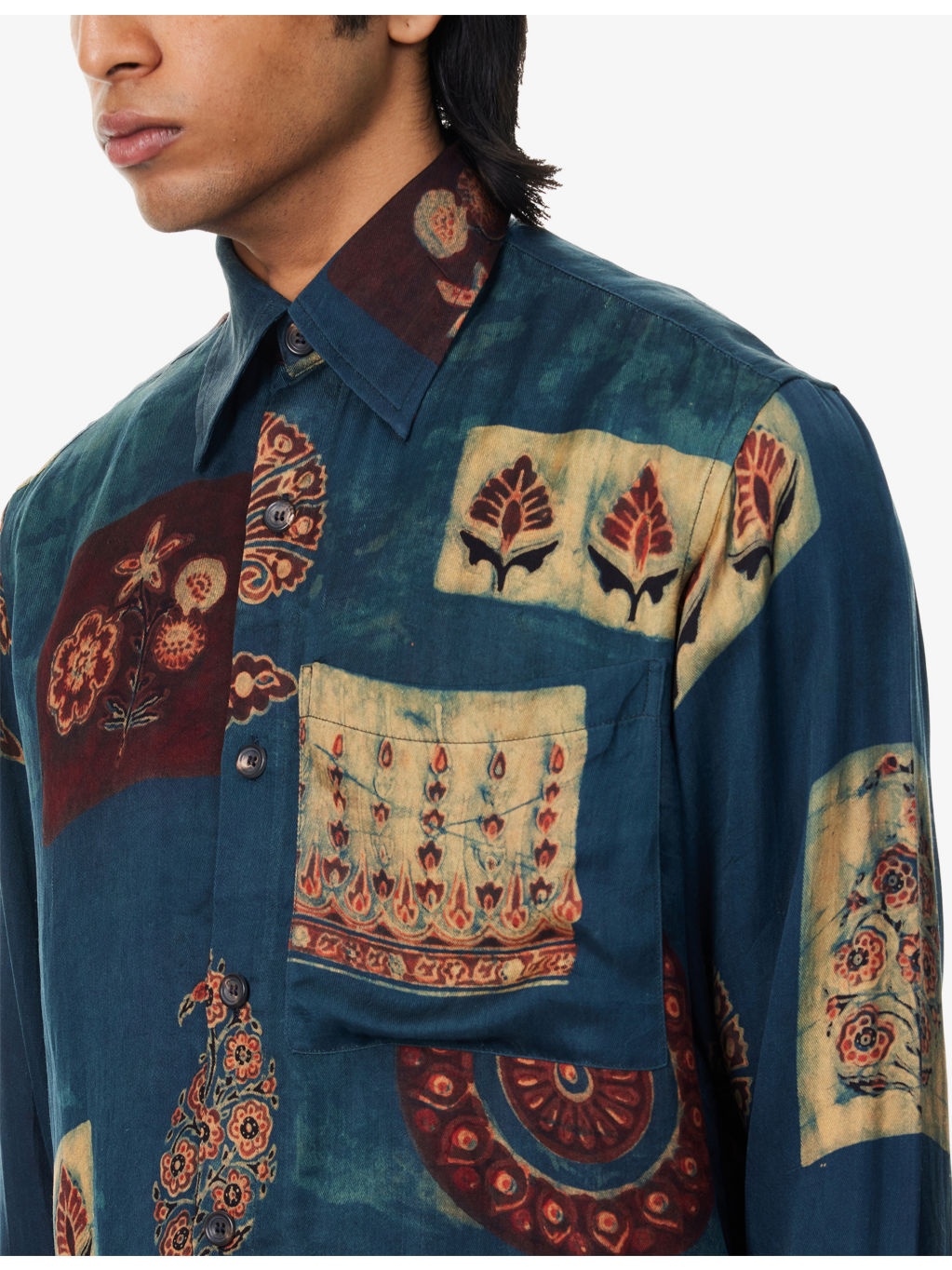 Camp Graphic-Print Silk Shirt - 5