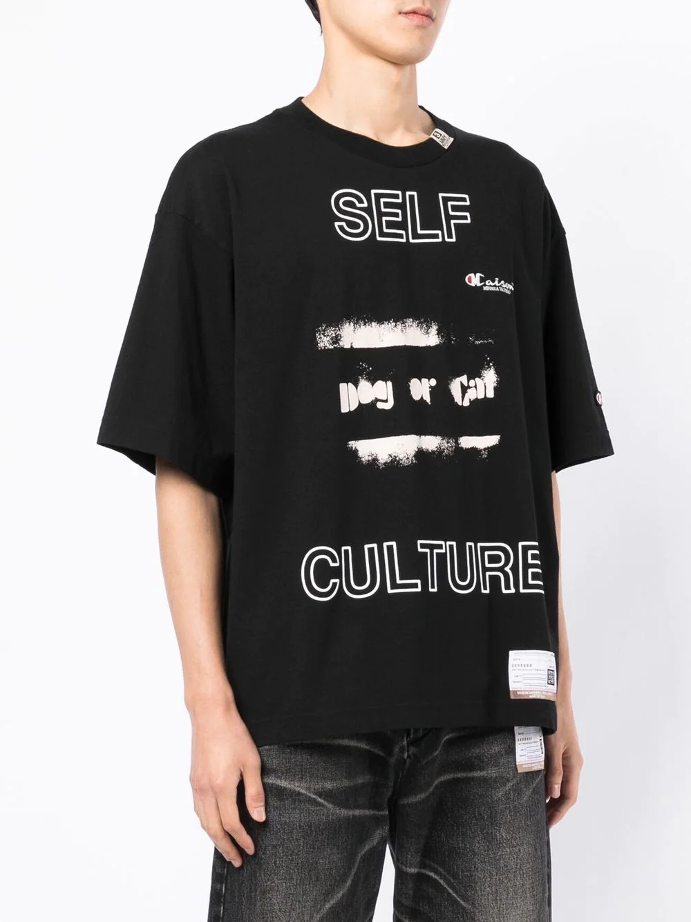 text-print T-shirt - 3