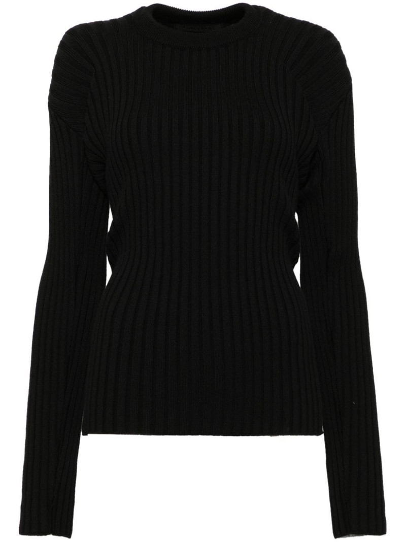 double-collar bascule rib jumper 1
