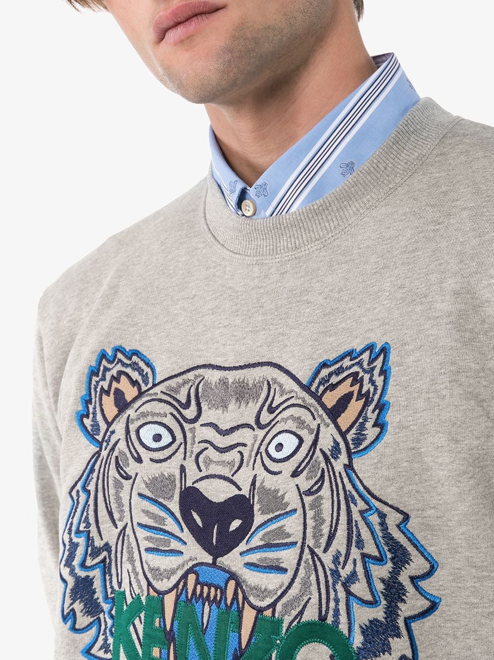 embroidered Tiger sweatshirt - 5