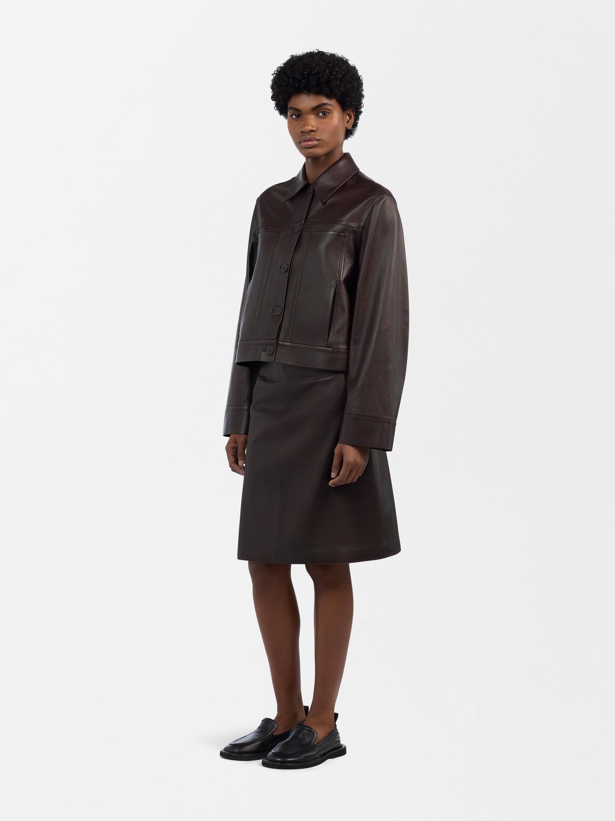 Tumba Leather Skirt - 3