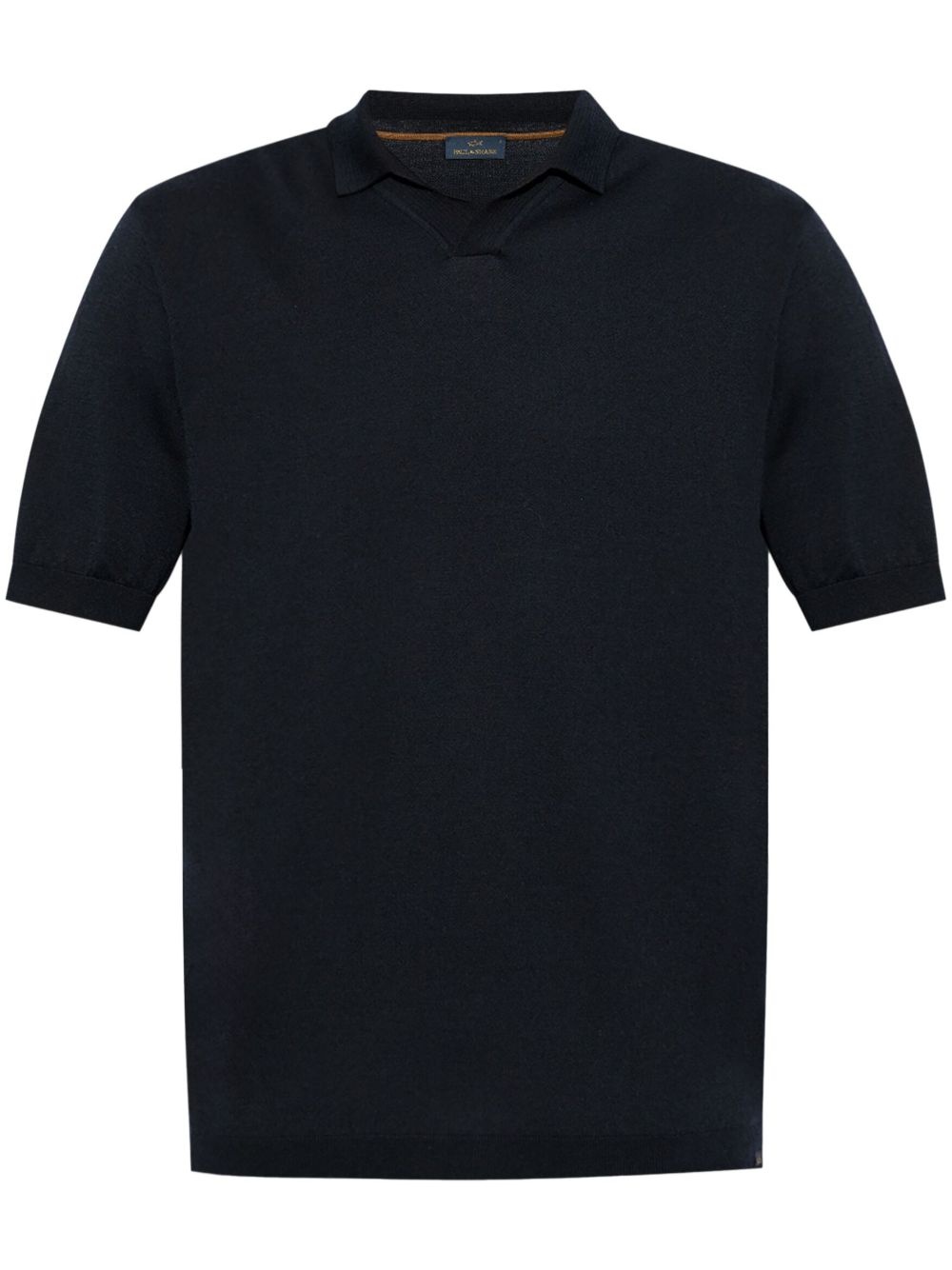fine-knit polo shirt - 1