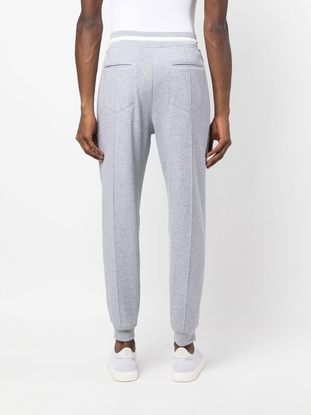 drawstring-waist track pants - 4
