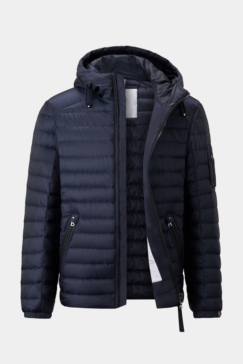 Loke lightweight down jacket in Navy blue 7