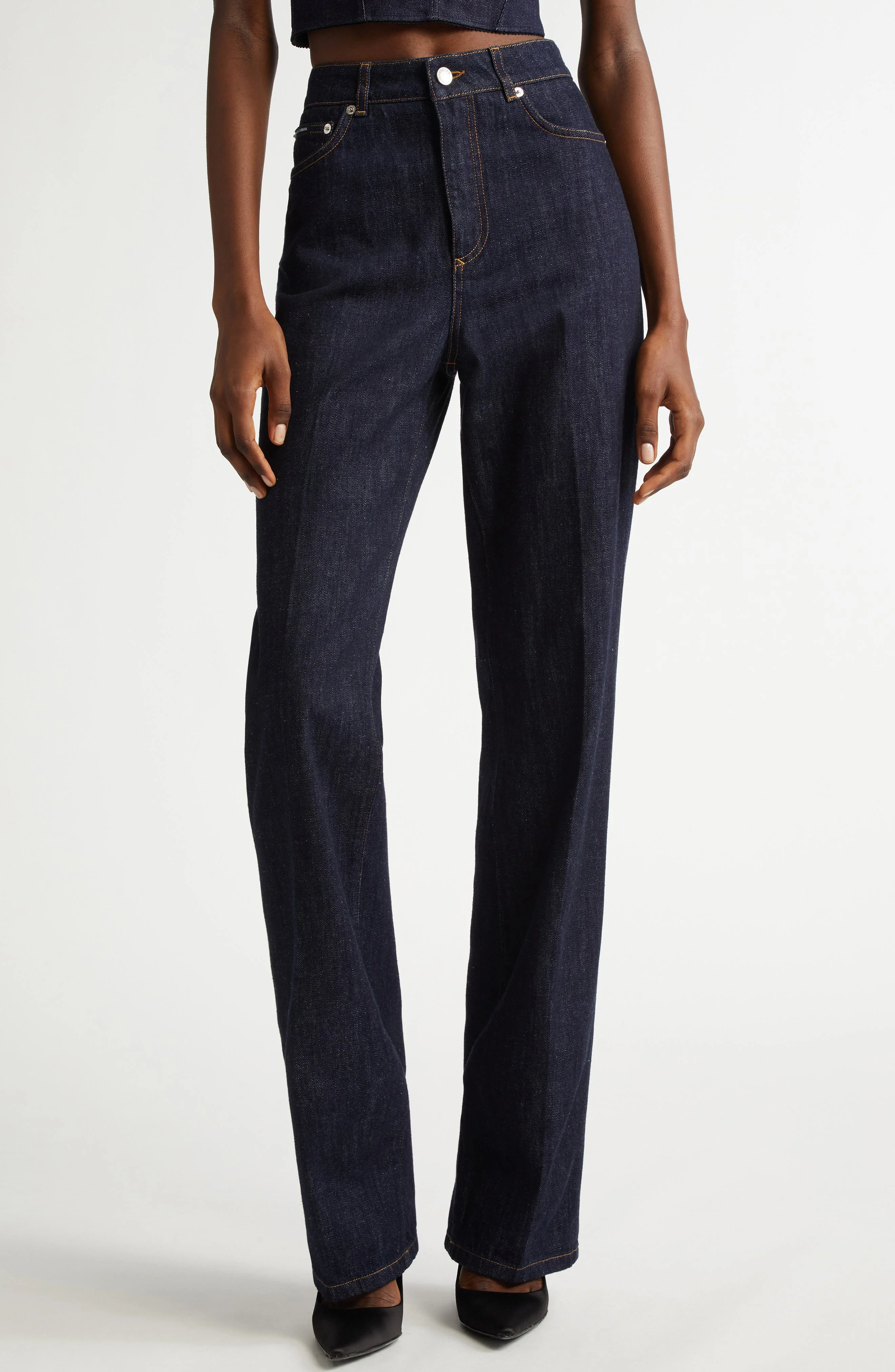 Dolce&Gabbana Denim Straight Leg Jeans in S9001 Variante Abbinata at Nordstrom - 1