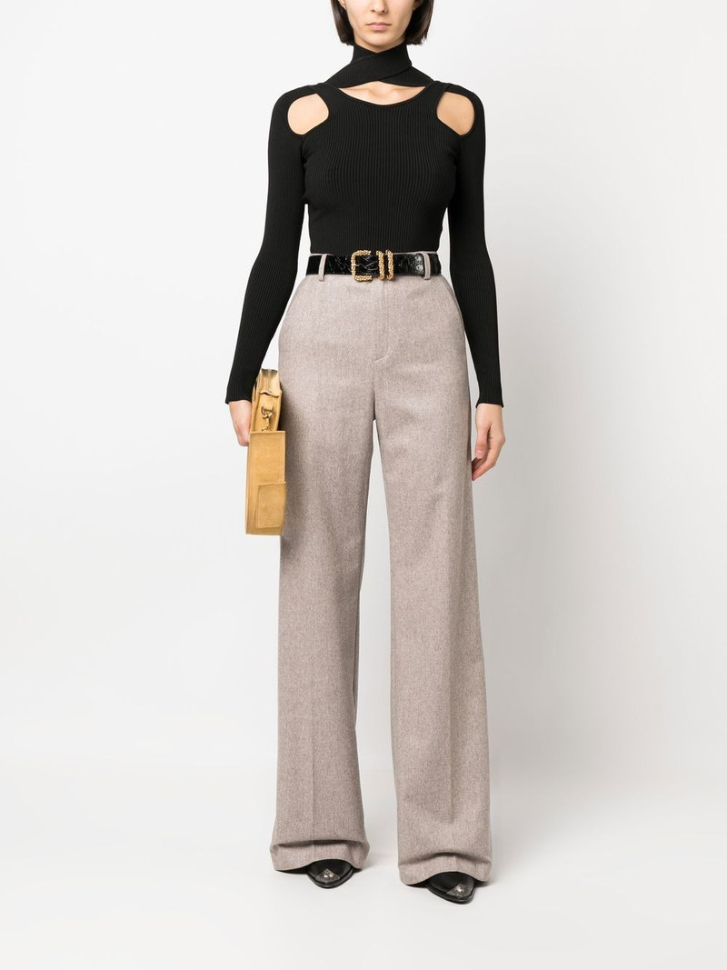 THE ANDAMANE tailored wide-leg trousers outlook