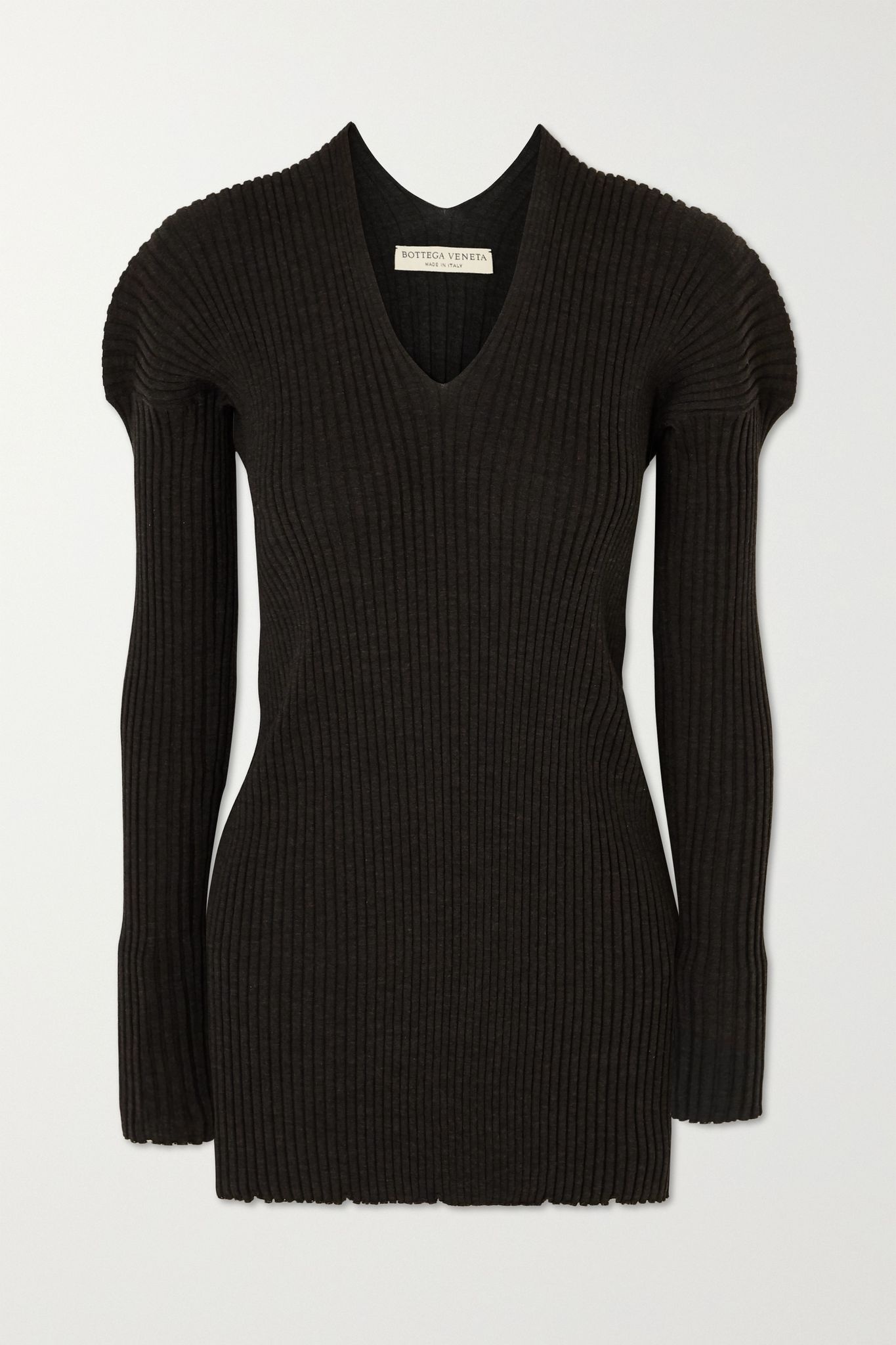 Ribbed wool sweater - 1