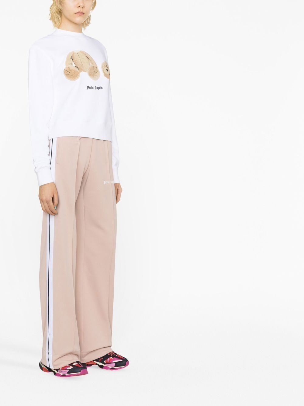 logo-print track pants - 3