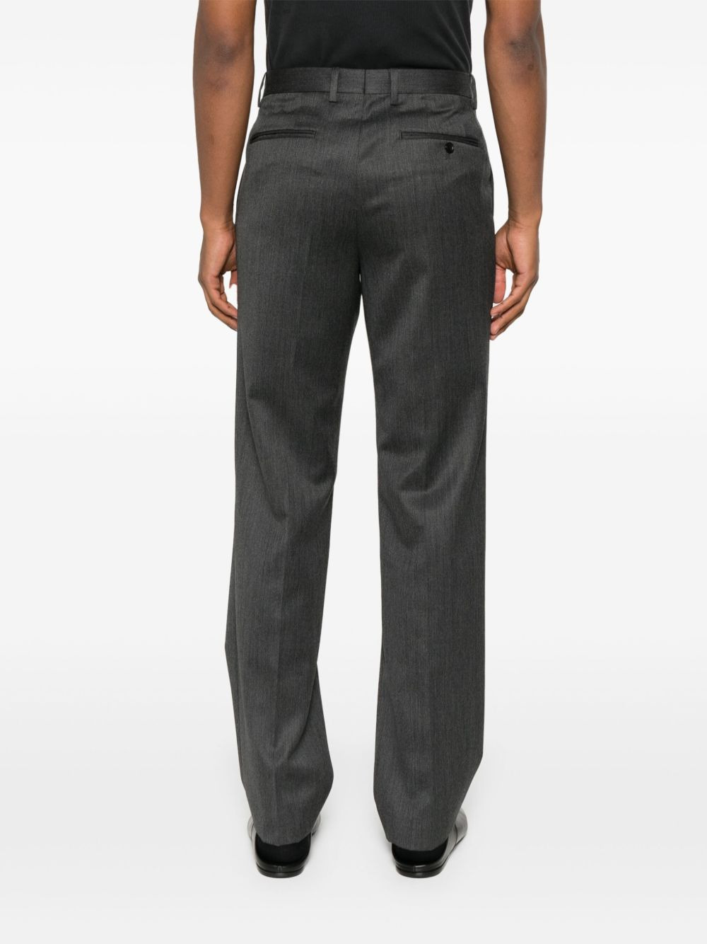 wool tailored trousers - 4