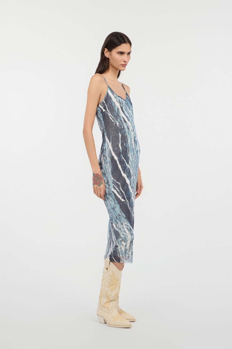 Rubane-Print Midi Dress 3