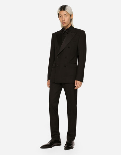 Dolce & Gabbana Three-piece Sicilia-fit suit in stretch wool outlook