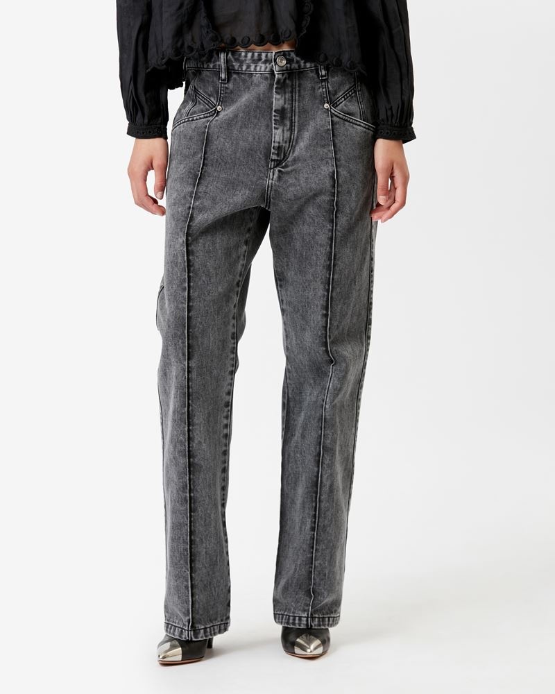 NADEGE DENIM PANTS - 4