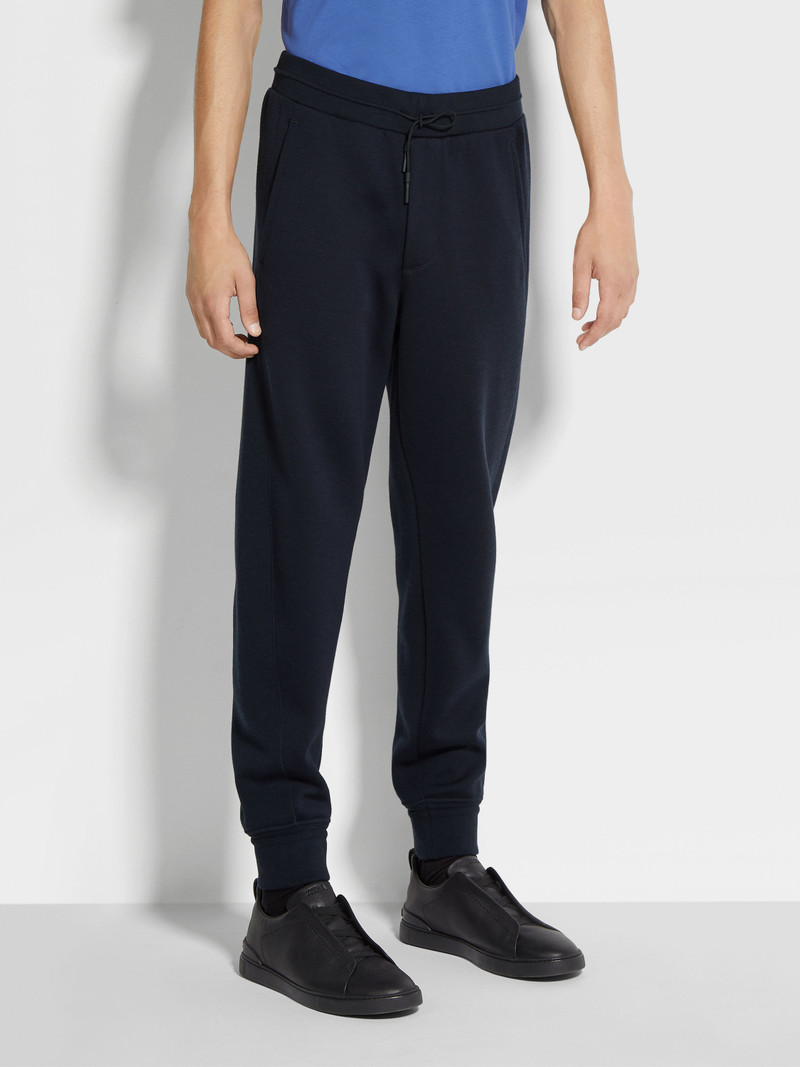 NAVY BLUE HIGH PERFORMANCE™ WOOL BLEND JOGGERS 5