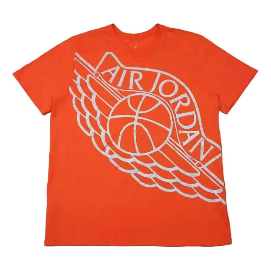 Air Jordan Mens Wingspan T-Shirt 'Orange' 748552-891 - 1