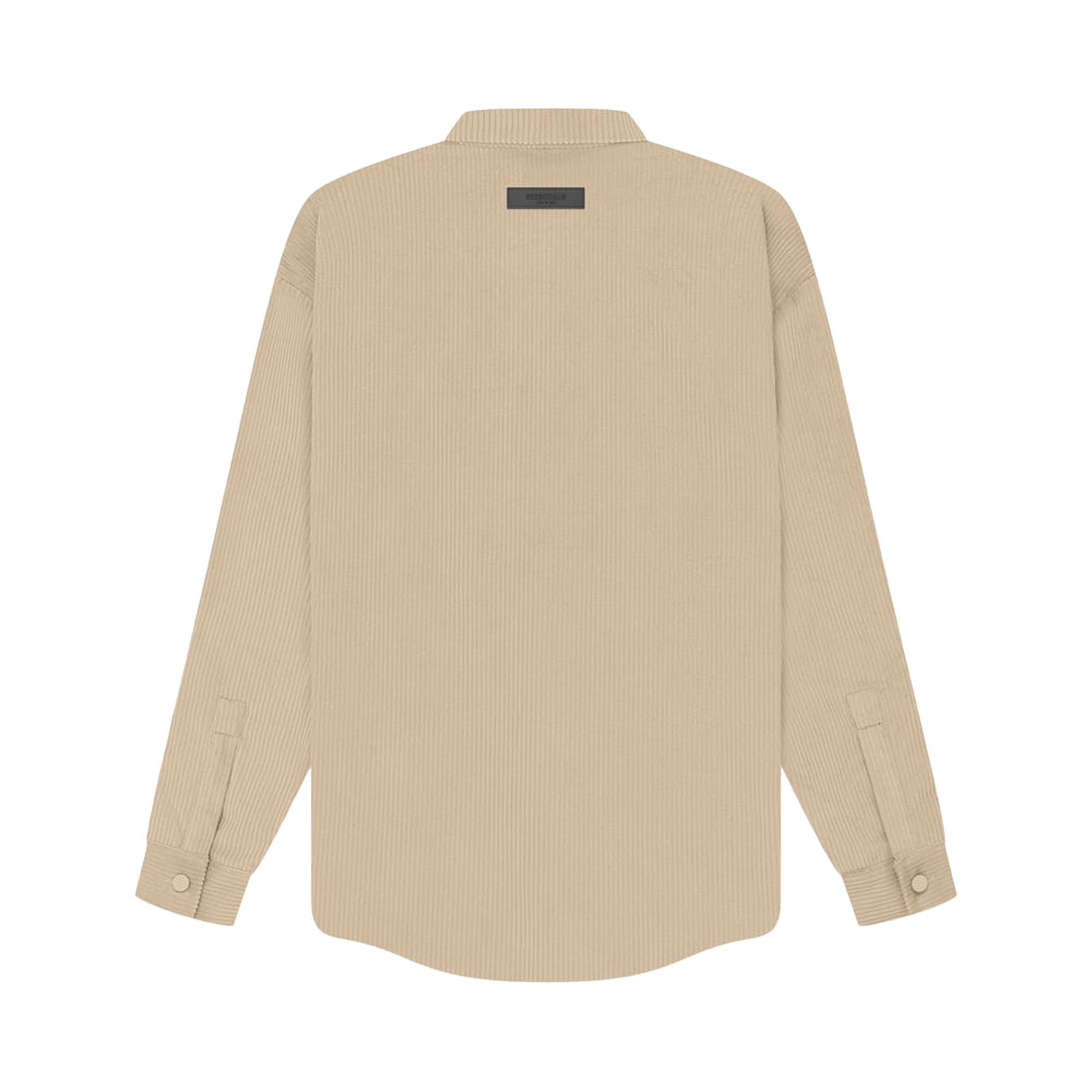 Fear of God Essentials Corduroy Shirt Jacket 'Sand' - 2