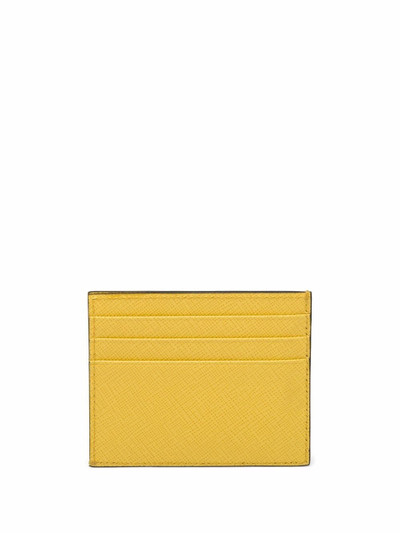 Prada Saffiano leather card holder outlook