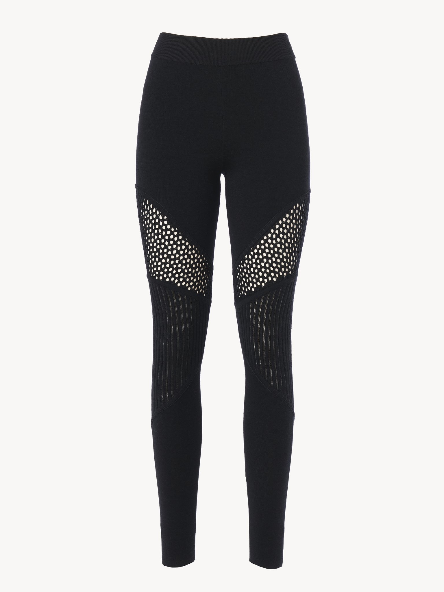 MESH-DETAIL LEGGINGS - 4