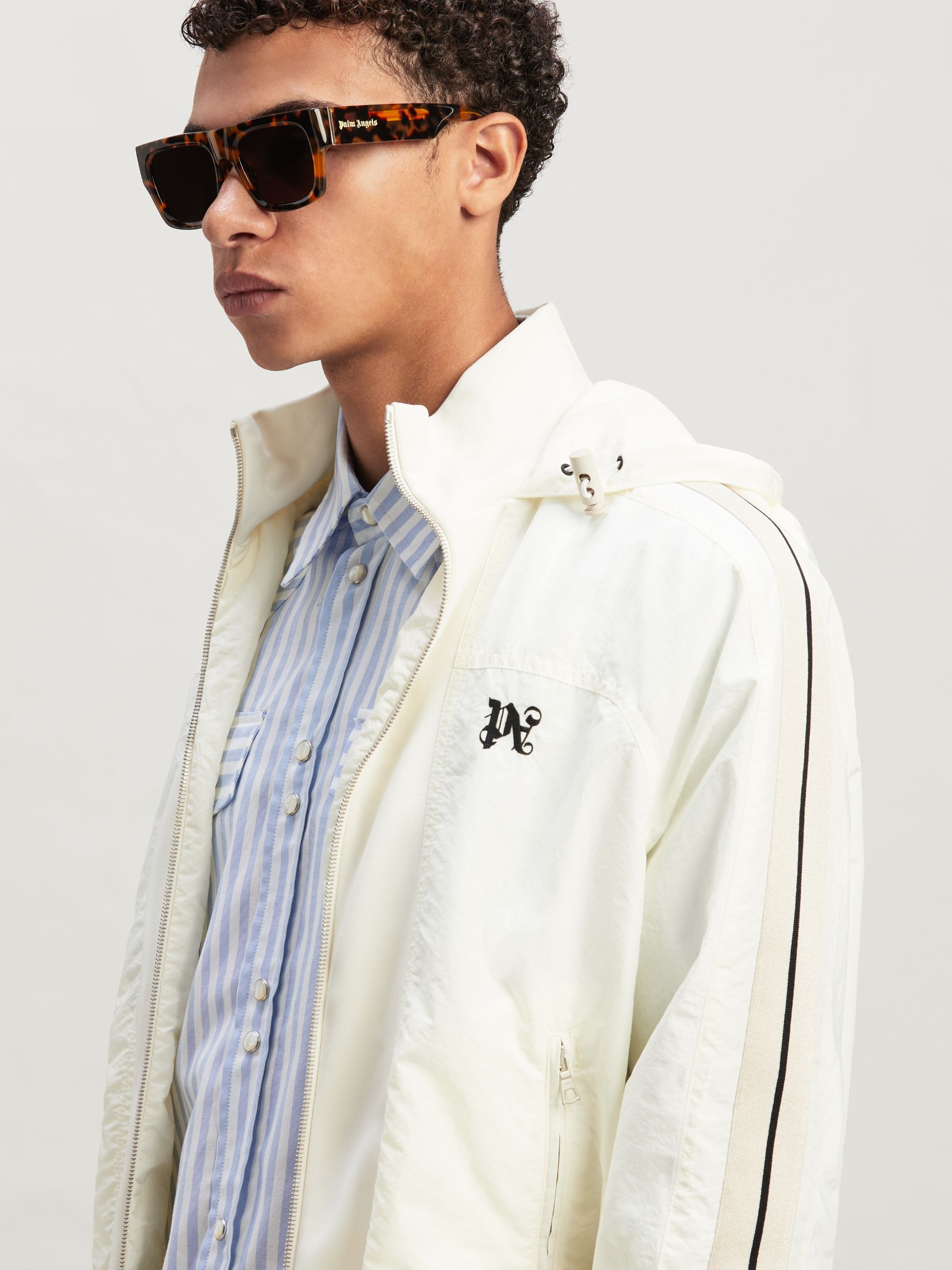 Monogram Nylon Track Jacket - 6