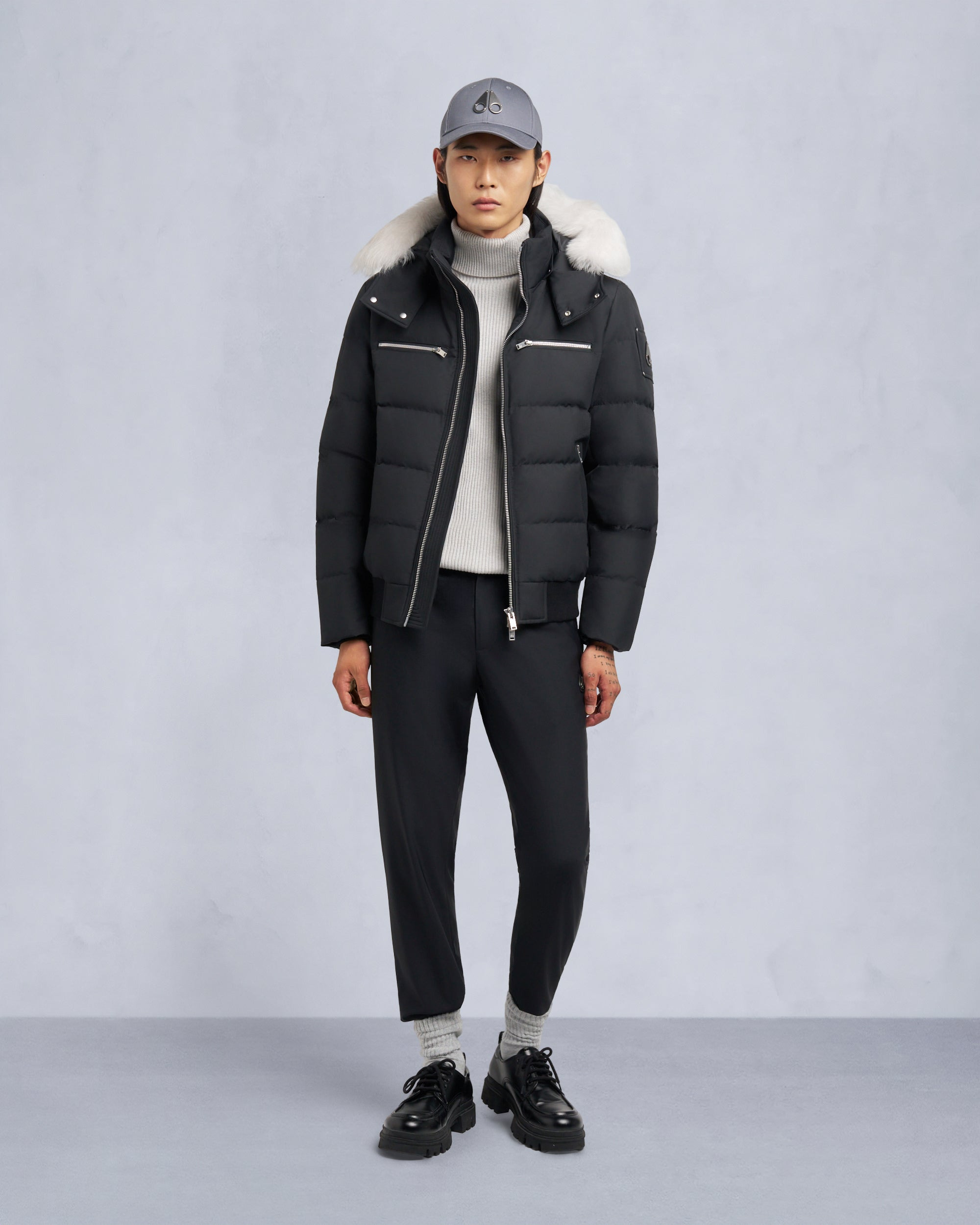 CLOUD SHEARLING BOMBER JACKET - 2