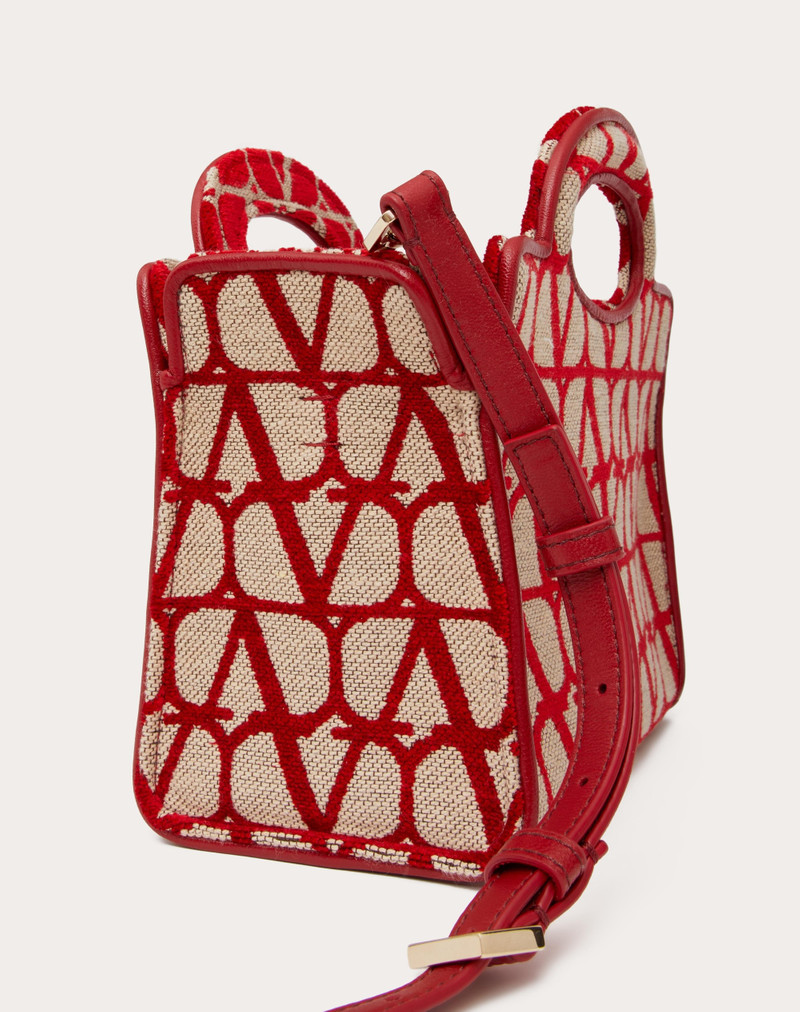 LE TROISIÈME MINI SHOPPING BAG IN TOILE ICONOGRAPHE 7