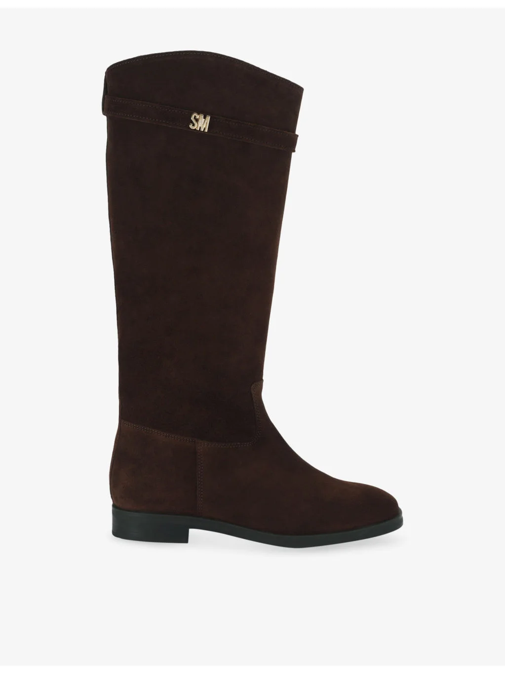 Novi High-Leg Flat Suede Boots - 1