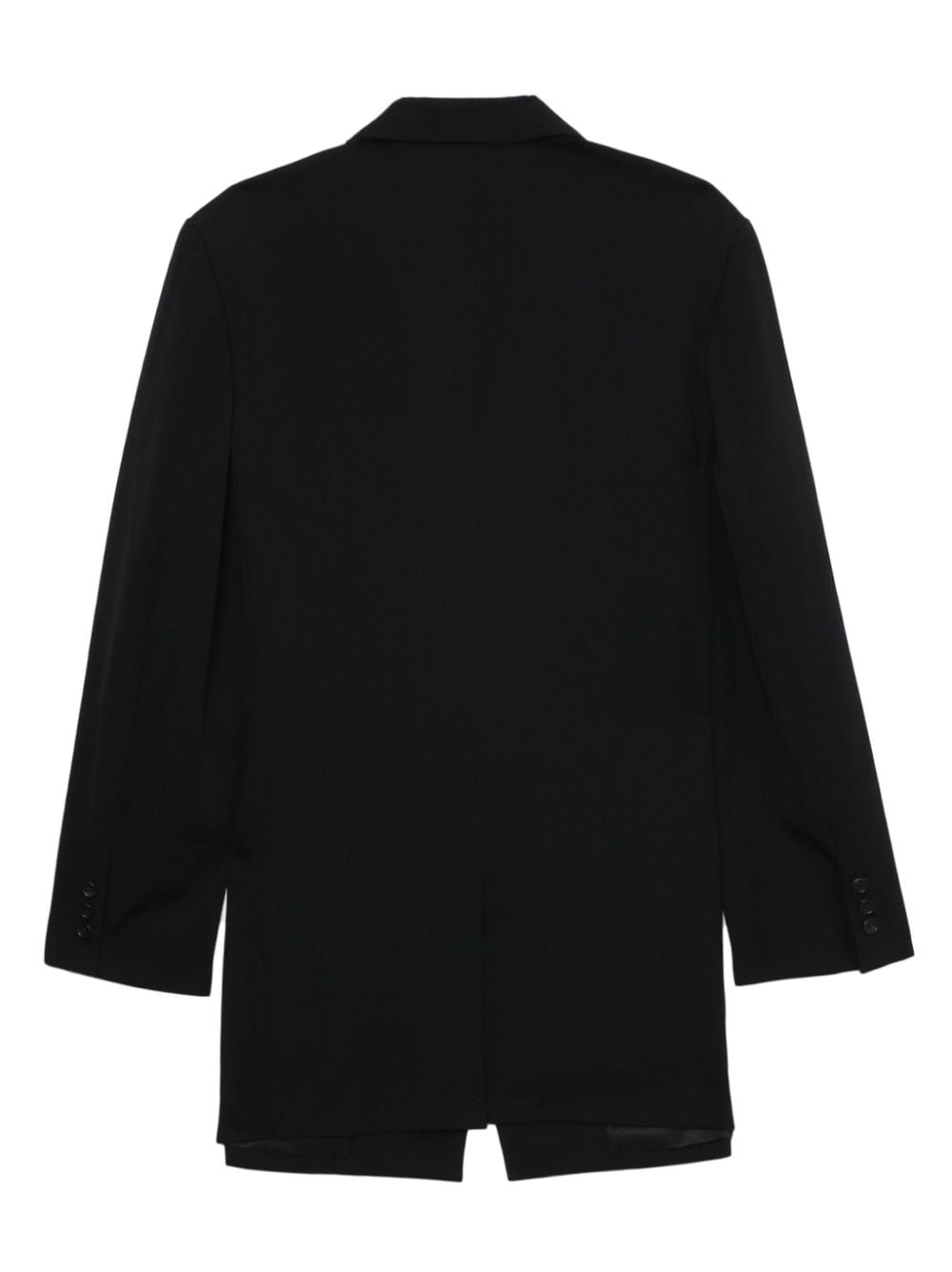 wool single-breasted blazer - 6