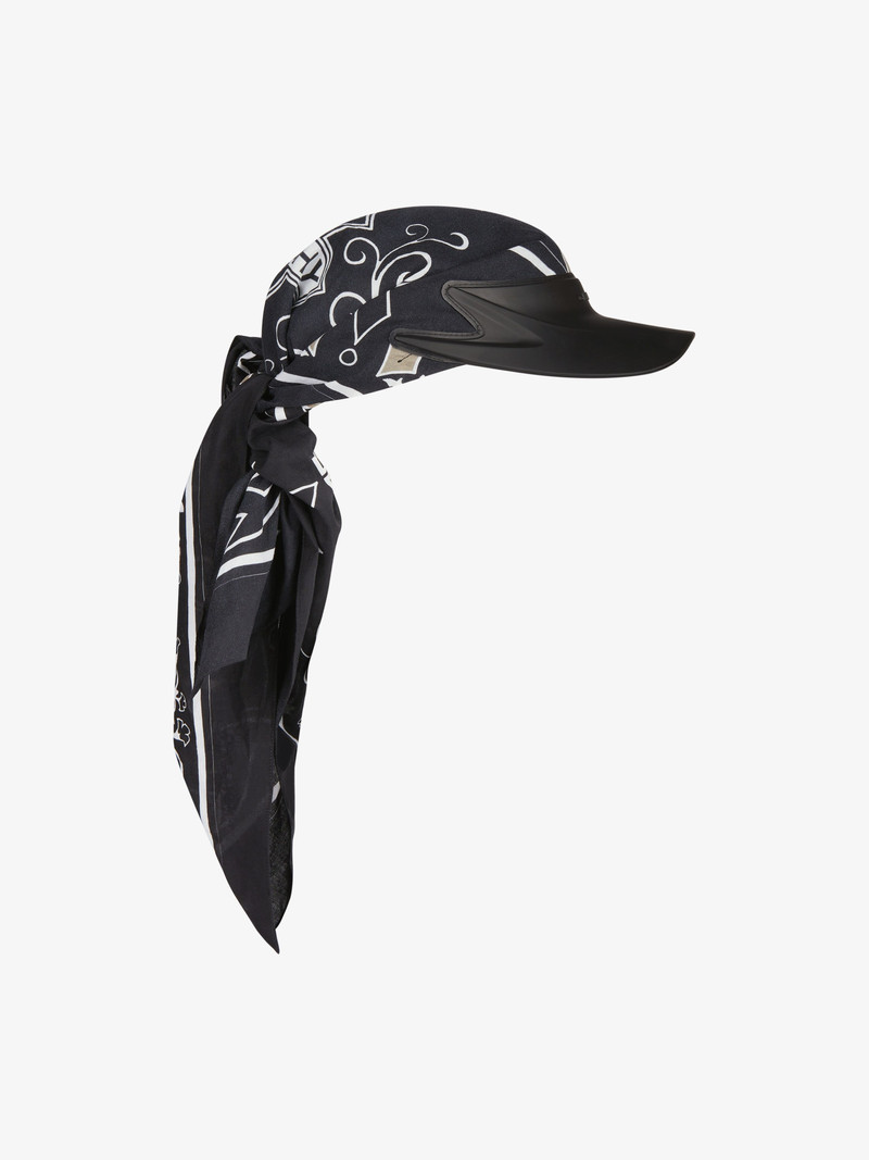 GIVENCHY VISOR IN RUBBER WITH BANDANA 3