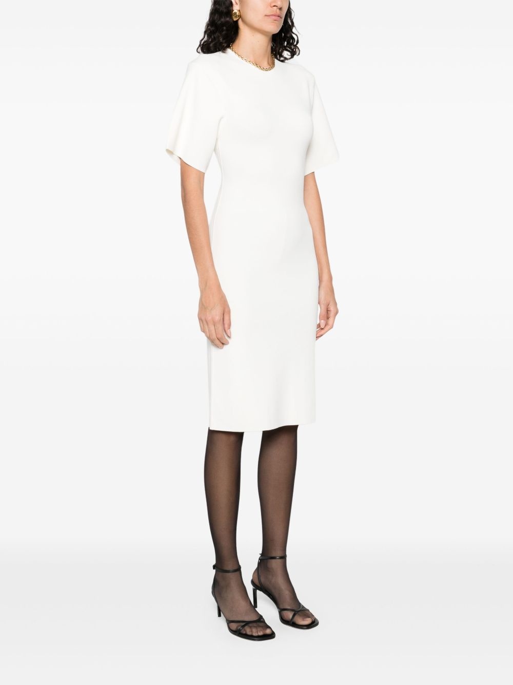 fine-knit midi dress - 3