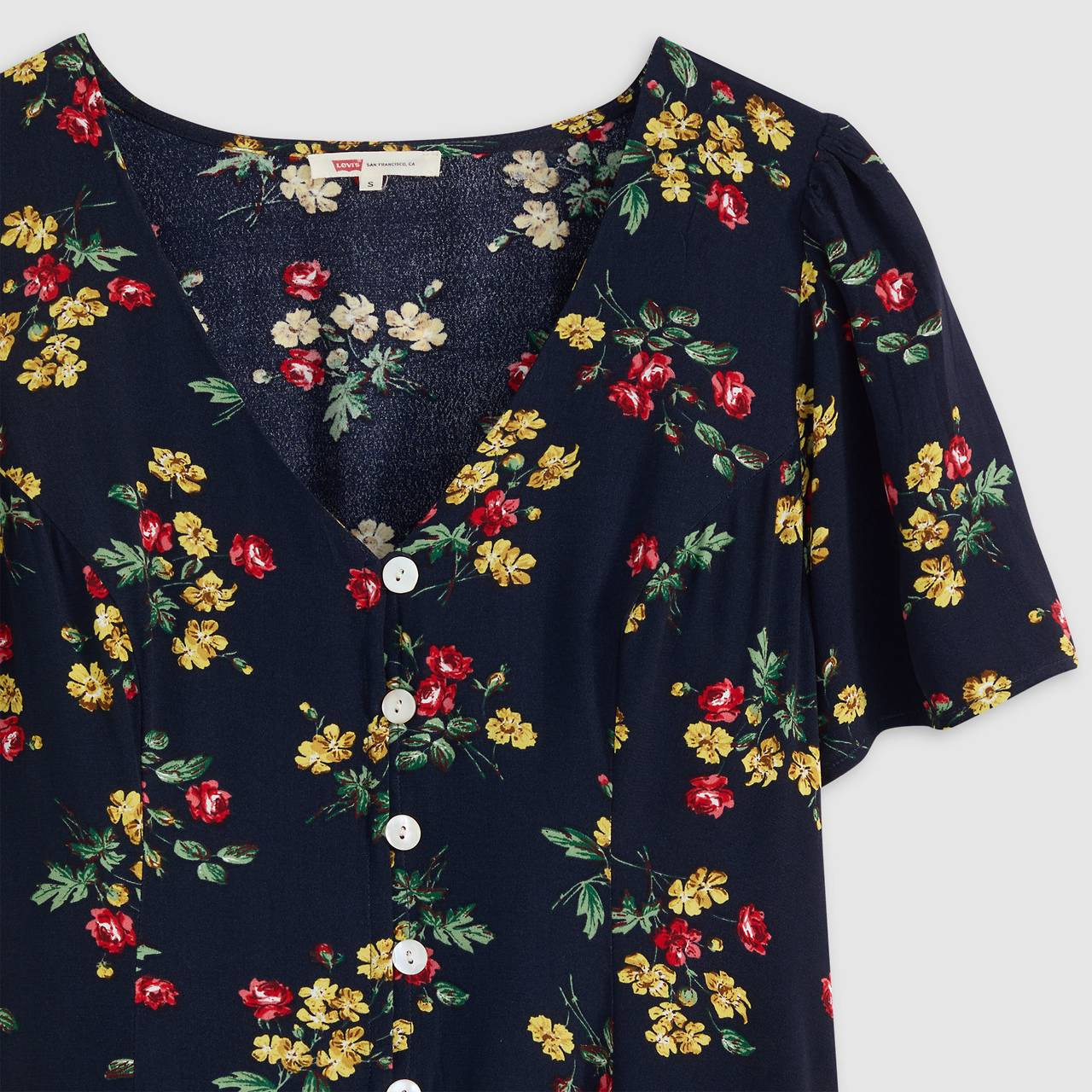 GIANNI SHORT-SLEEVE MINI DRESS - 6
