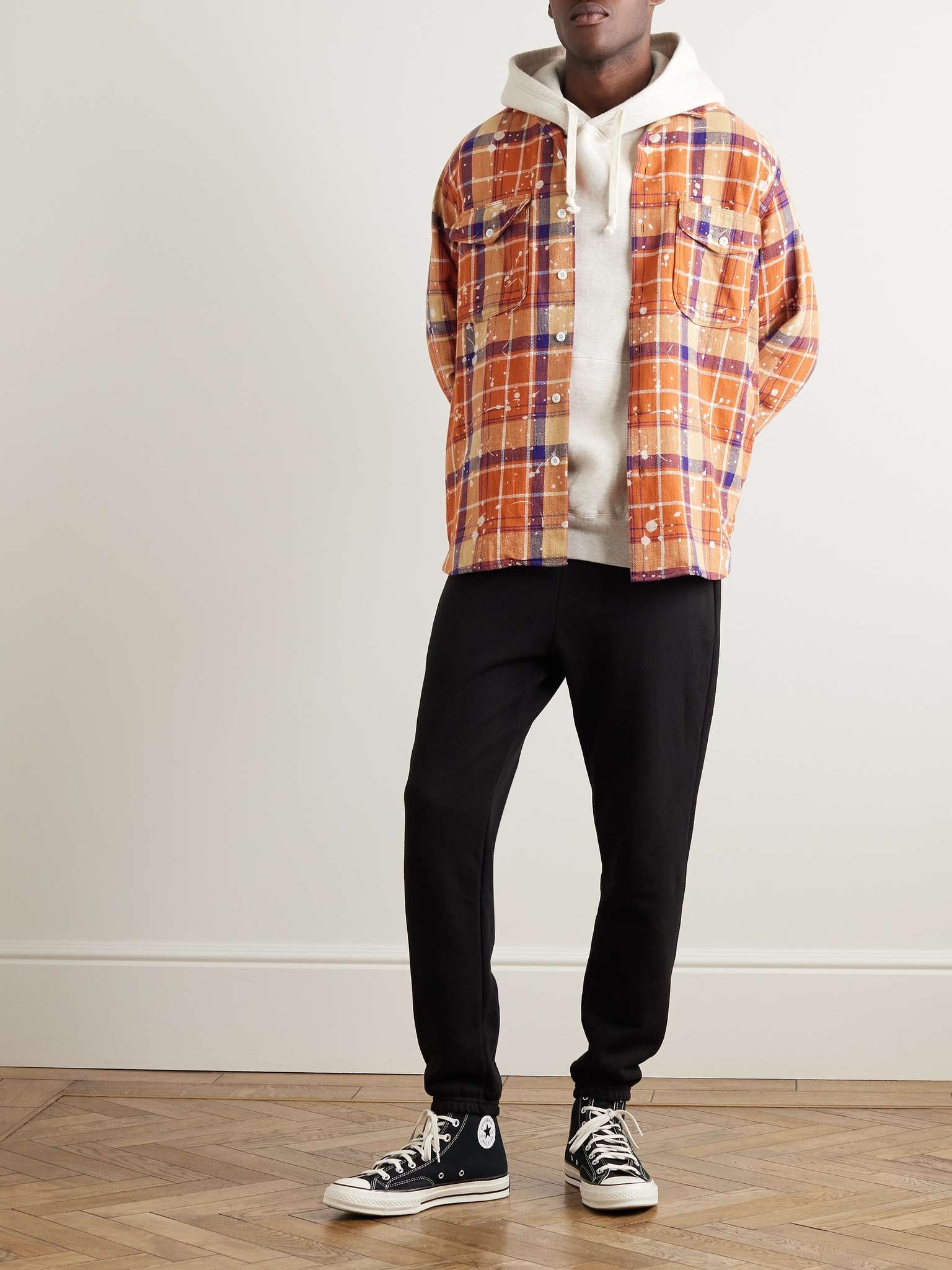 visvim FRONTIER CHECK L/S BEIGE | REVERSIBLE