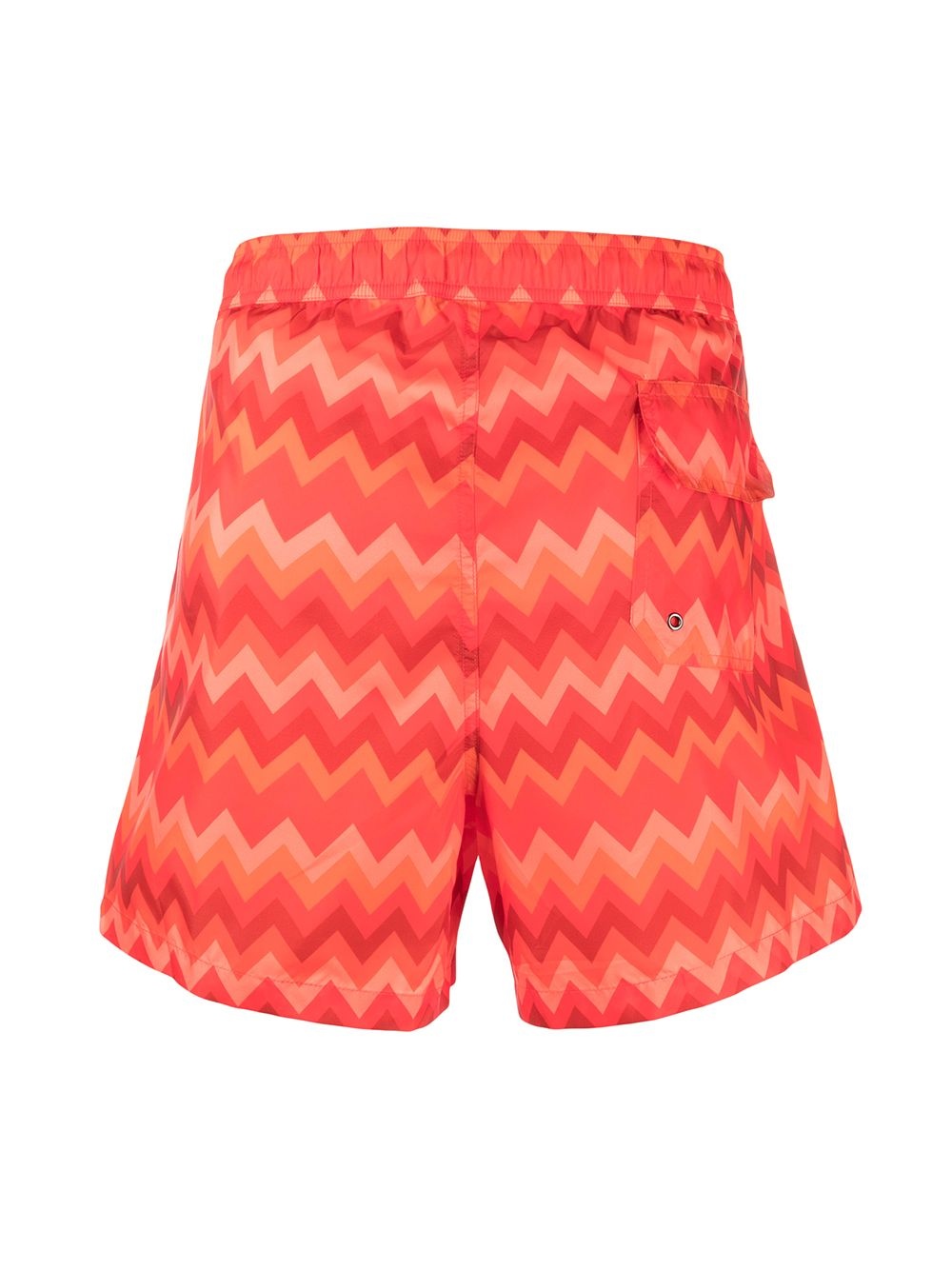 zigzag-print swimming shorts - 2