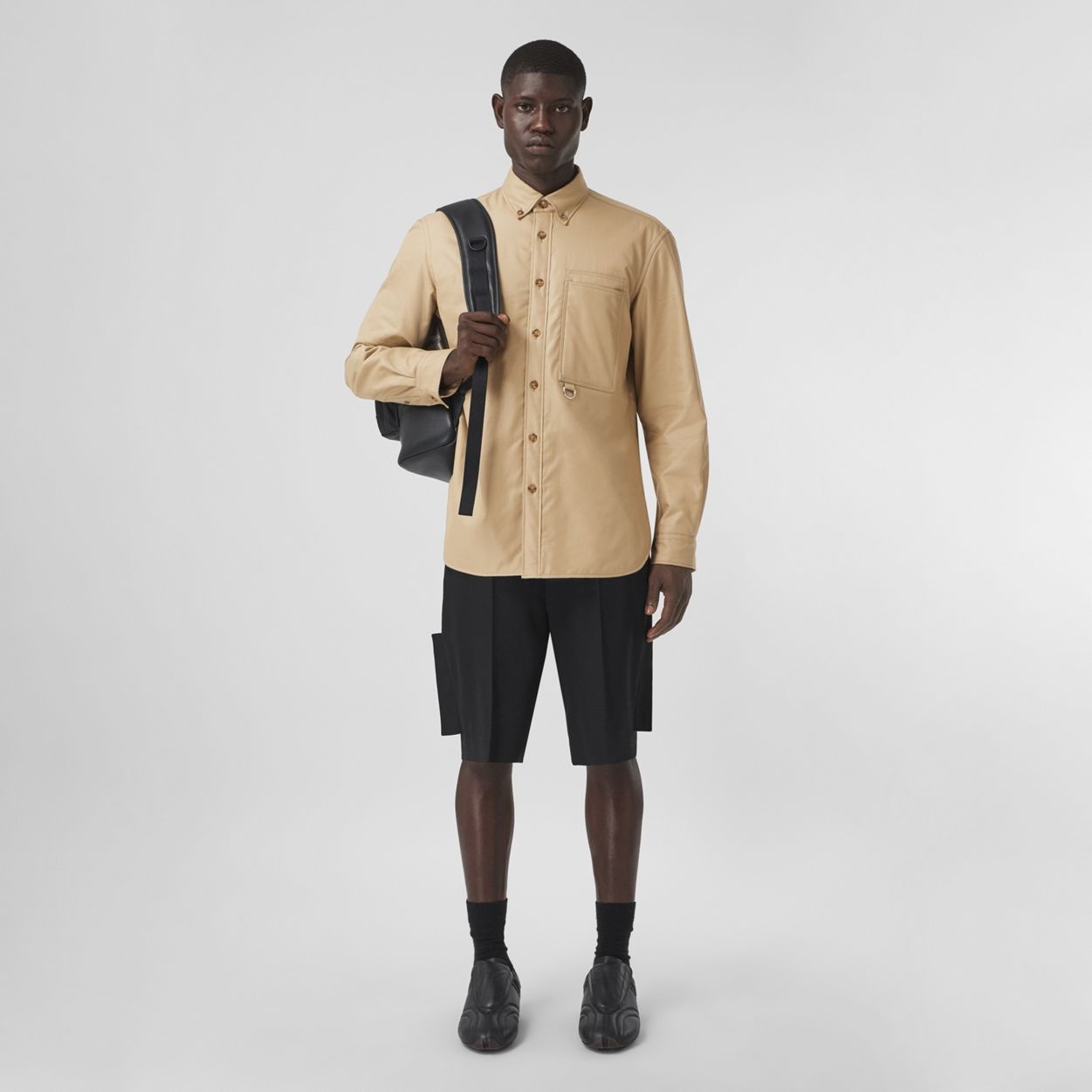 Embroidered Logo Cotton Shirt - 2